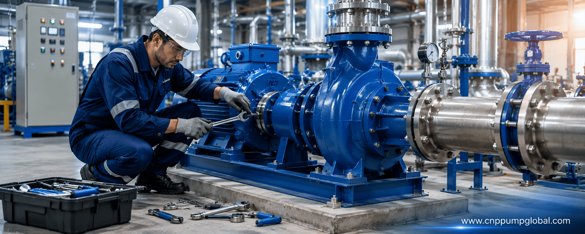 CNP pump installation